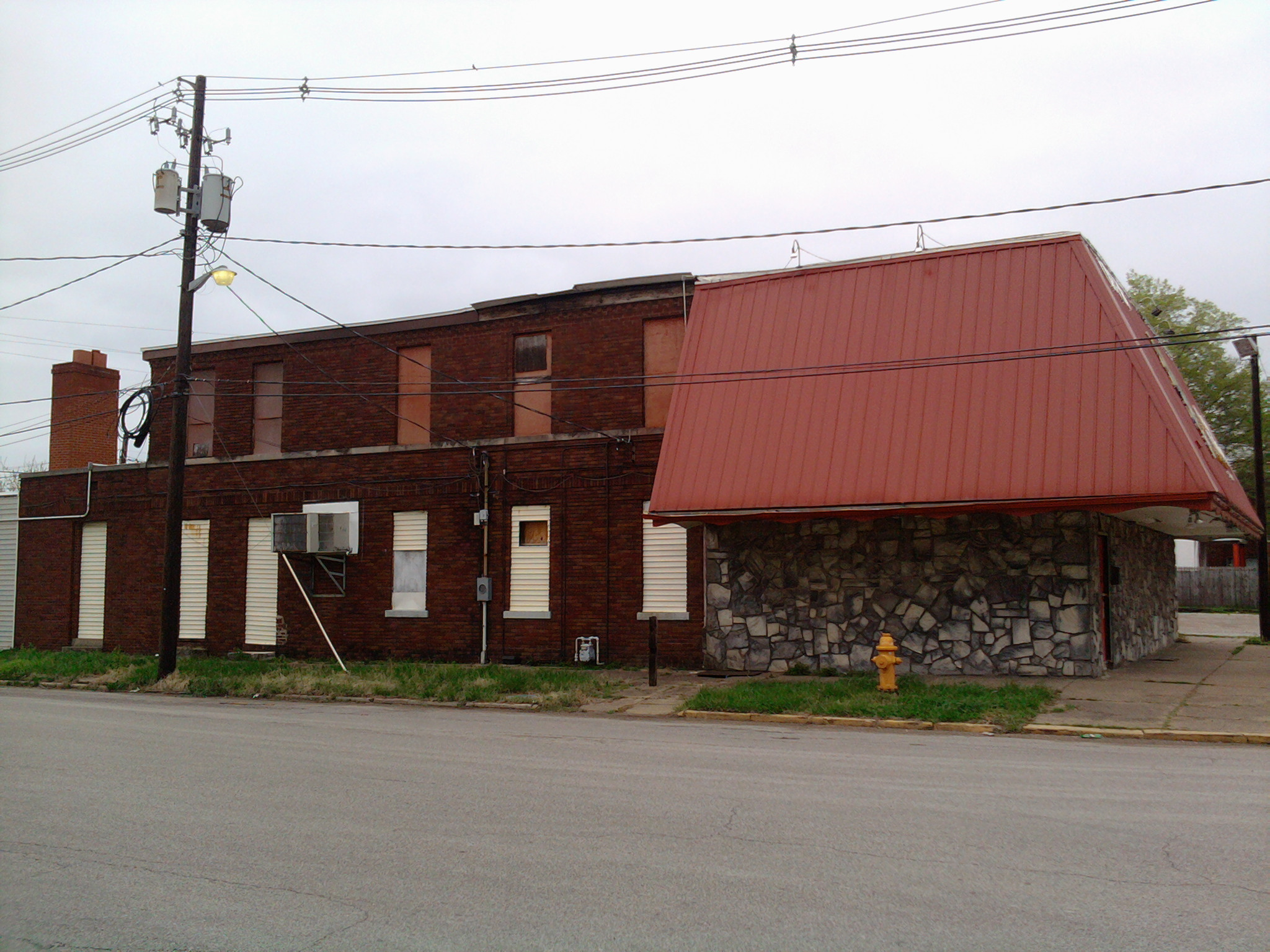 Historic Evansville - Image: Side of Crazy Coconuts Strip Club