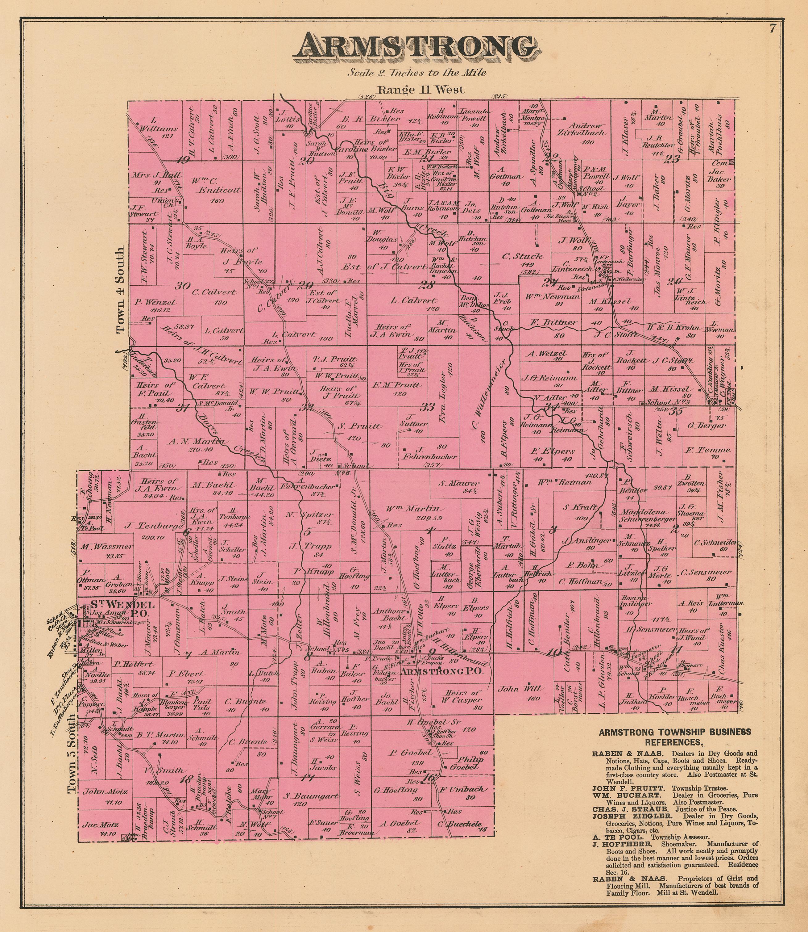 Historic Evansville - 1880 Vanderburgh Co. Atlas